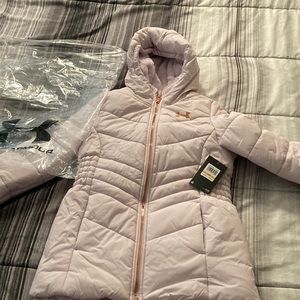 Youth small under armour coat nwt